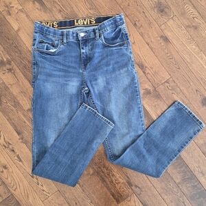 Levi's 510 Blue Slim Fit Big Boys Jeans Size 18